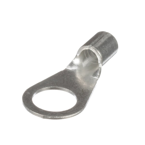 Ring Terminal, 3/8 in Stud Size, 8 AWG, 2,000 V, Bare Insulated, Bare, 200 PK